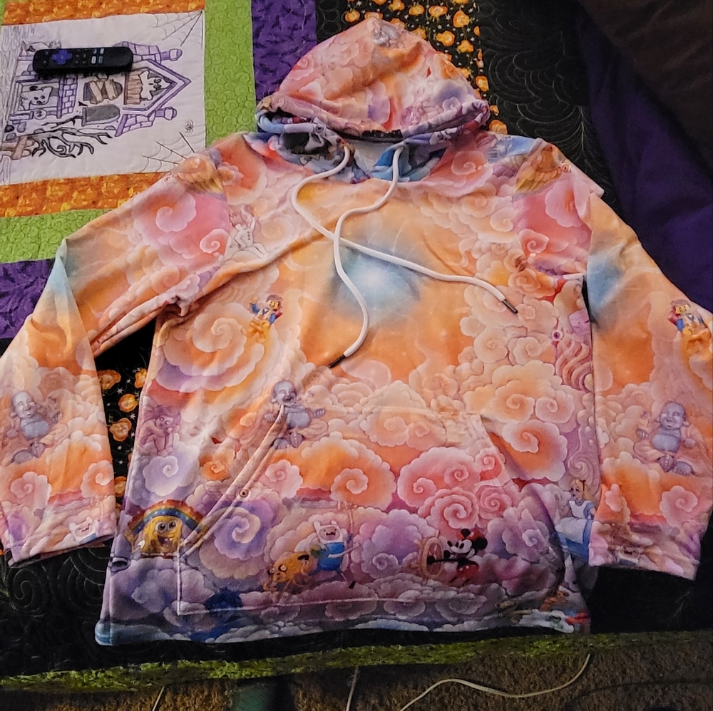 Brand New Divine Imagination Art Sherpa Art Hoodie